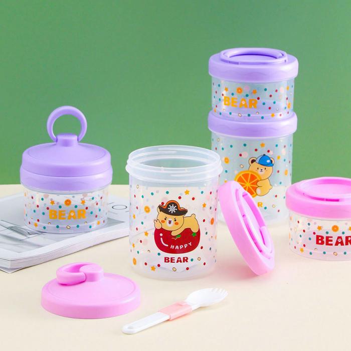 便攜密封儲(chǔ)物罐(二層/三層)