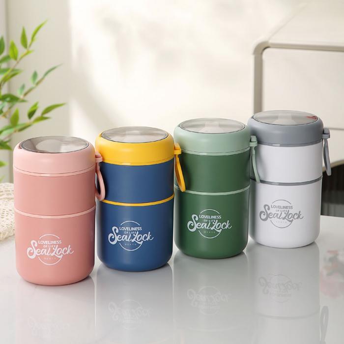 迷你保溫便當(dāng)盒上層250ml+下層530ml=780ml